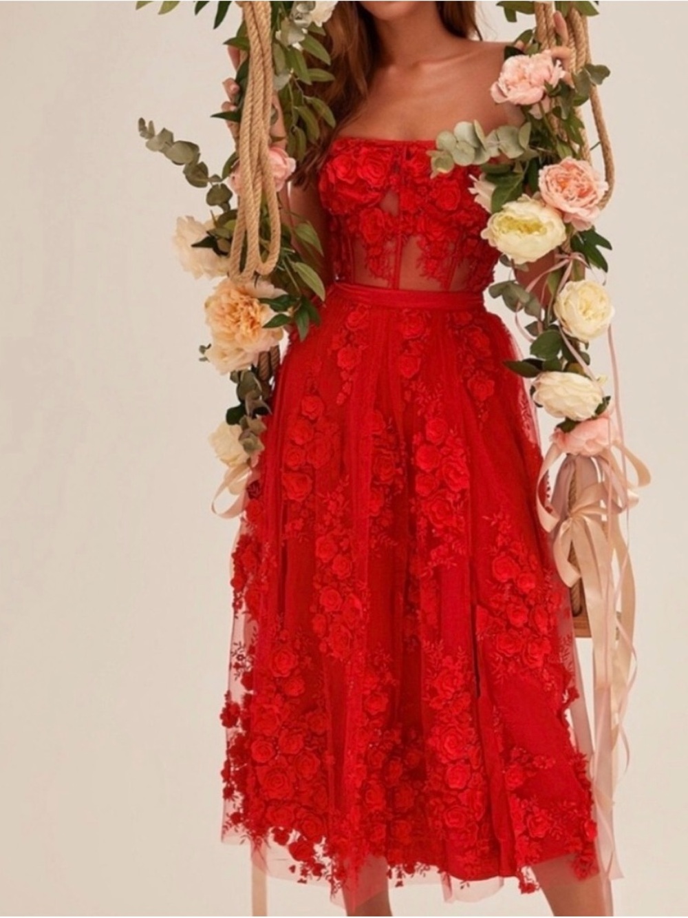 Alamour the Label red Dakota dress